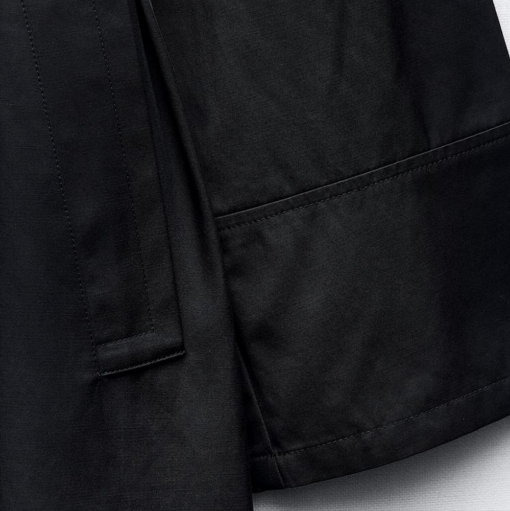 DOUBLE BREASTED TRENCH COAT WITH BELT SIZE XS - Picture 8 of 10